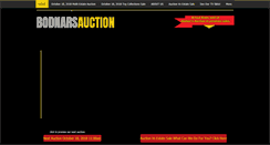 Desktop Screenshot of bodnarsauction.com